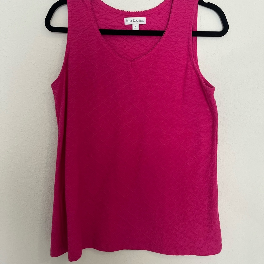 Kim Rogers Fuchsia Tank Top